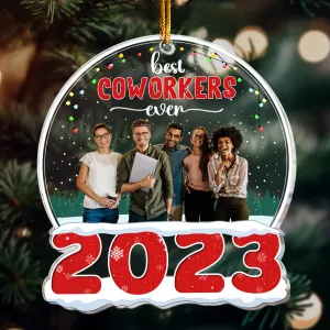 Best Coworker Ever - Personalized Acrylic Photo Ornament