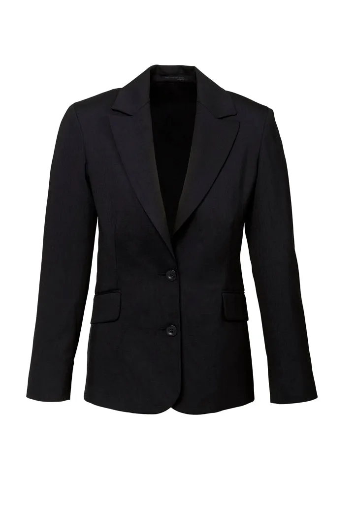 Biz Corporate Comfort Wool Stretch Womens Longline Jacket(64012)
