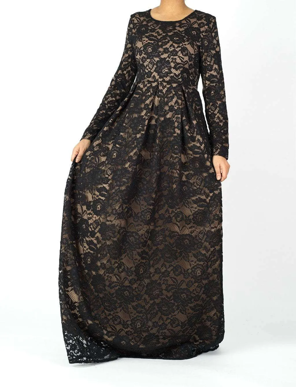 Black GARDEN LACE DRESS