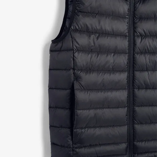 Black Quilted Gilet with DuPont Sorona® Insulation