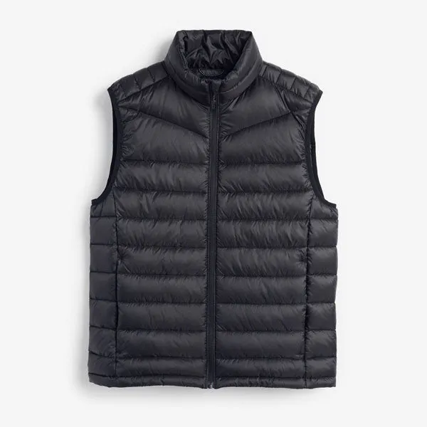 Black Quilted Gilet with DuPont Sorona® Insulation