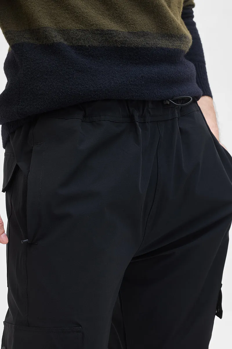 Black Relaxed Fit Cargo