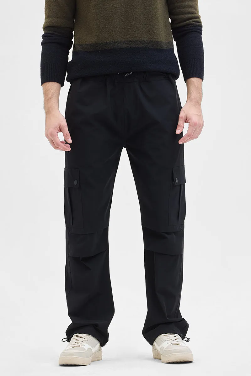 Black Relaxed Fit Cargo