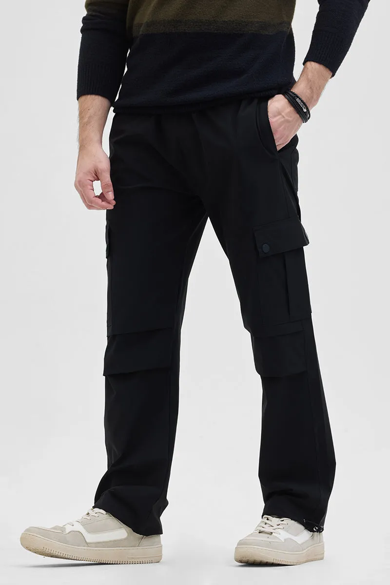 Black Relaxed Fit Cargo