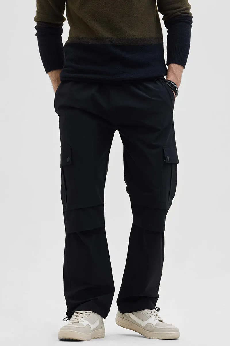 Black Relaxed Fit Cargo
