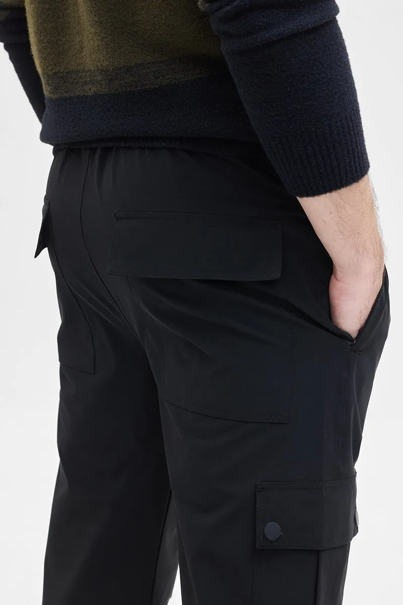 Black Relaxed Fit Cargo