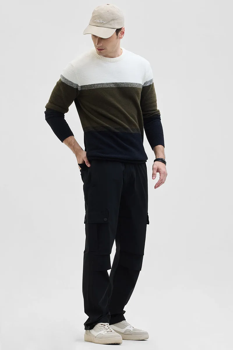 Black Relaxed Fit Cargo