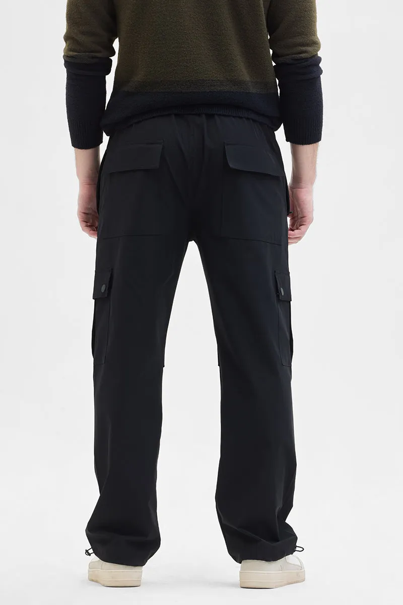 Black Relaxed Fit Cargo