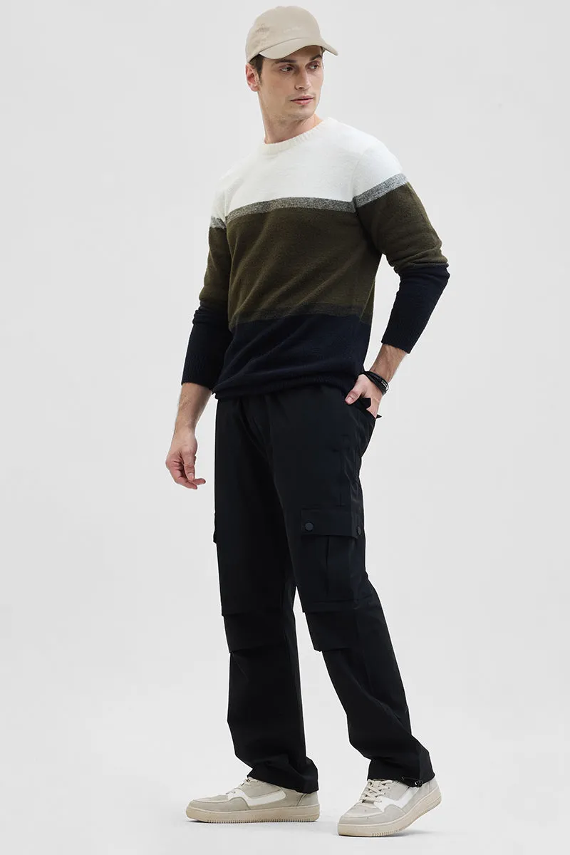 Black Relaxed Fit Cargo
