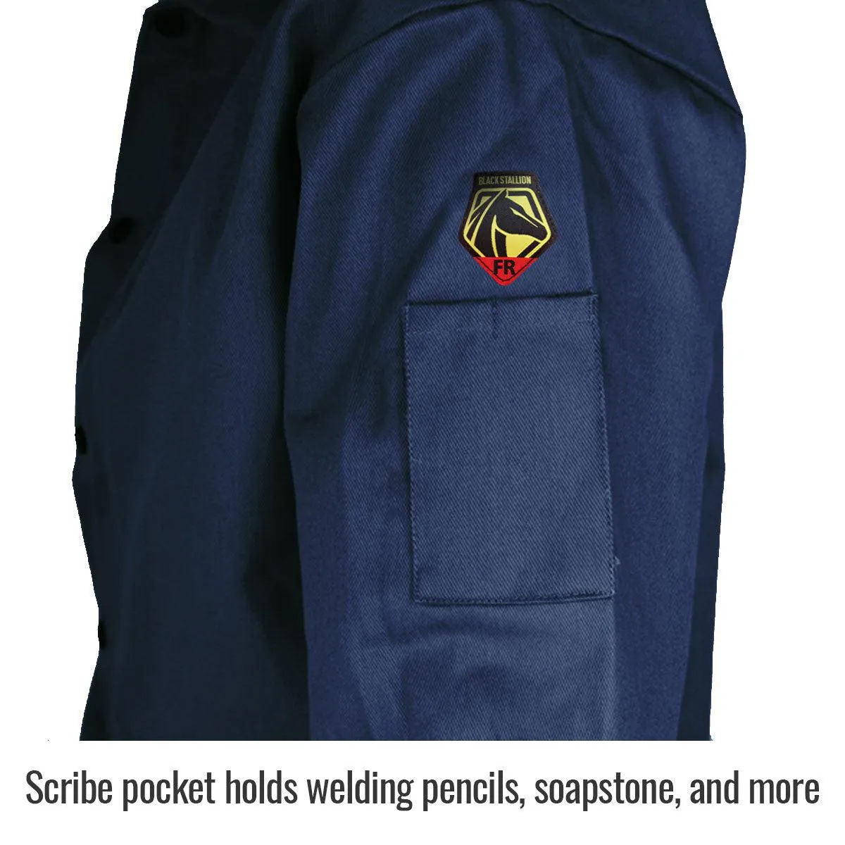 Black Stallion TruGuard 200 FR Cotton Welding Jacket - FN9-30C