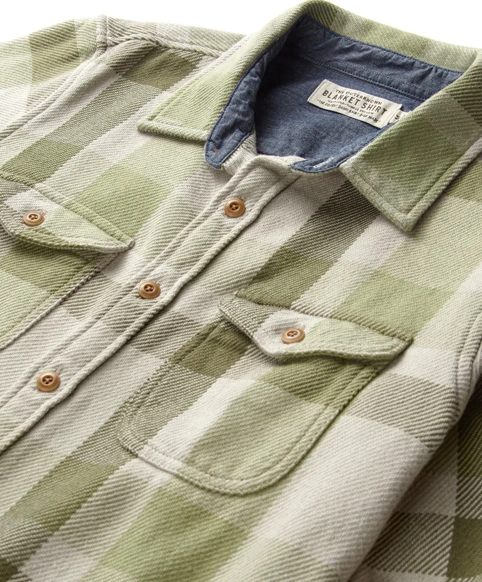 Blanket Shirt-Fen Sage High Plaid