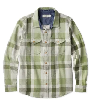 Blanket Shirt-Fen Sage High Plaid