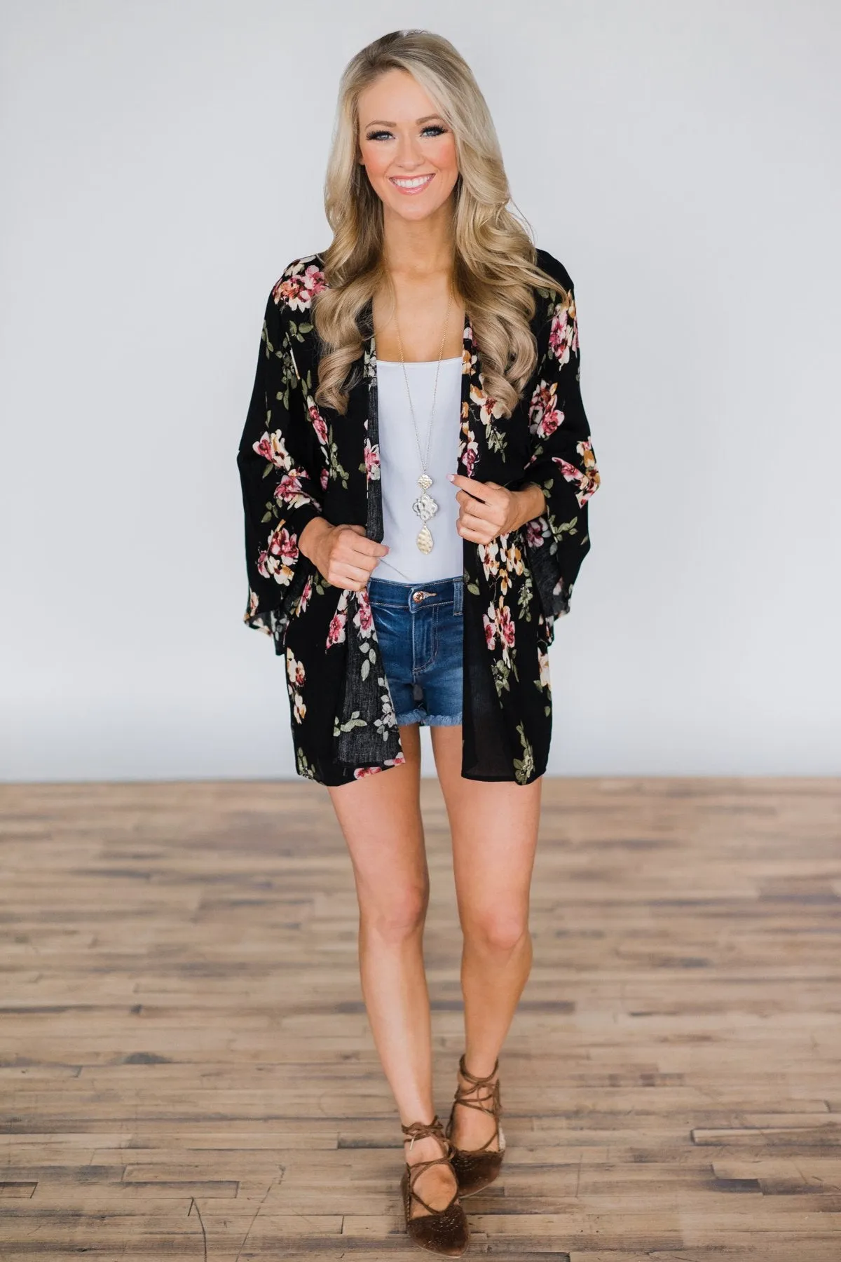 Bloom Me Away Kimono