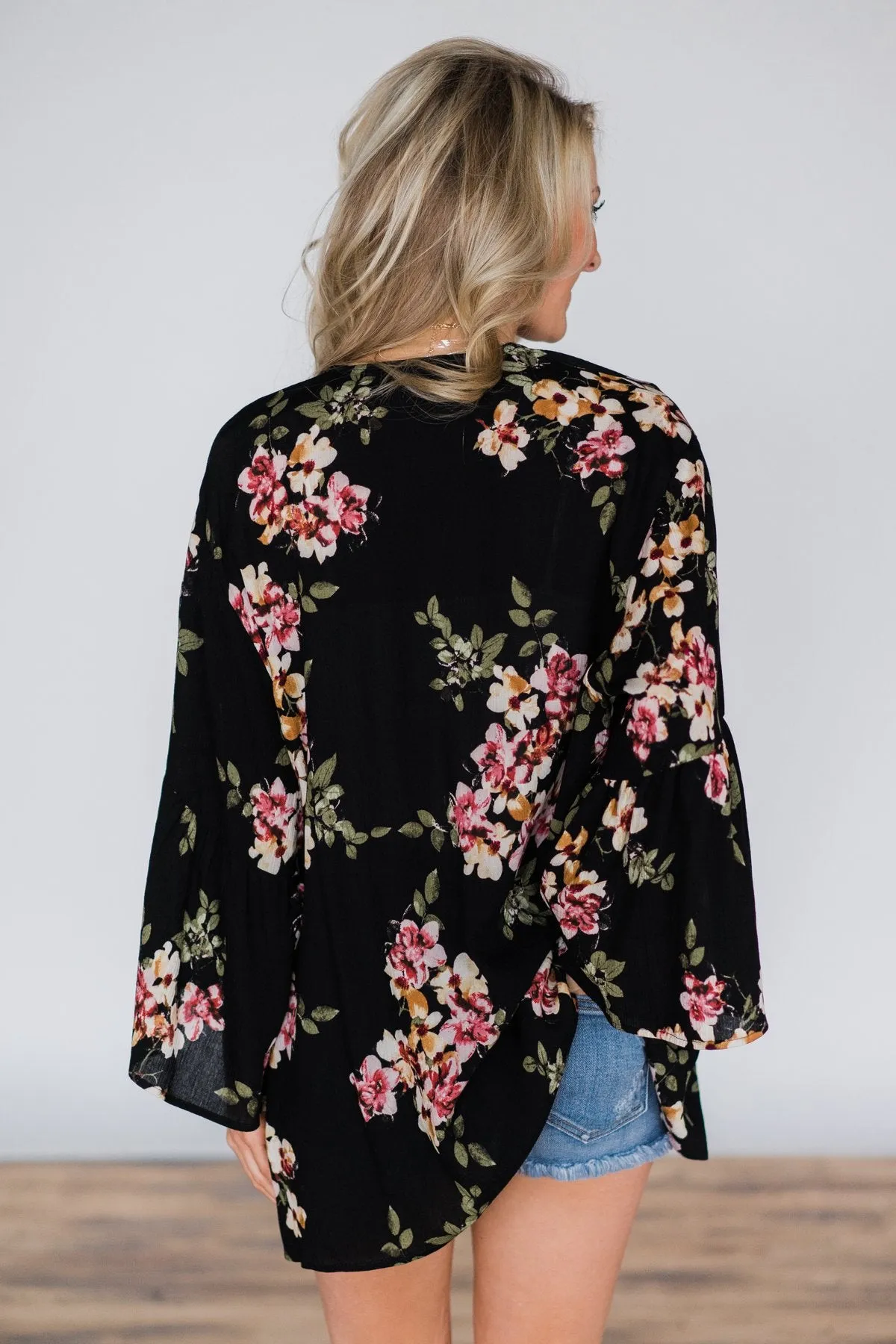 Bloom Me Away Kimono