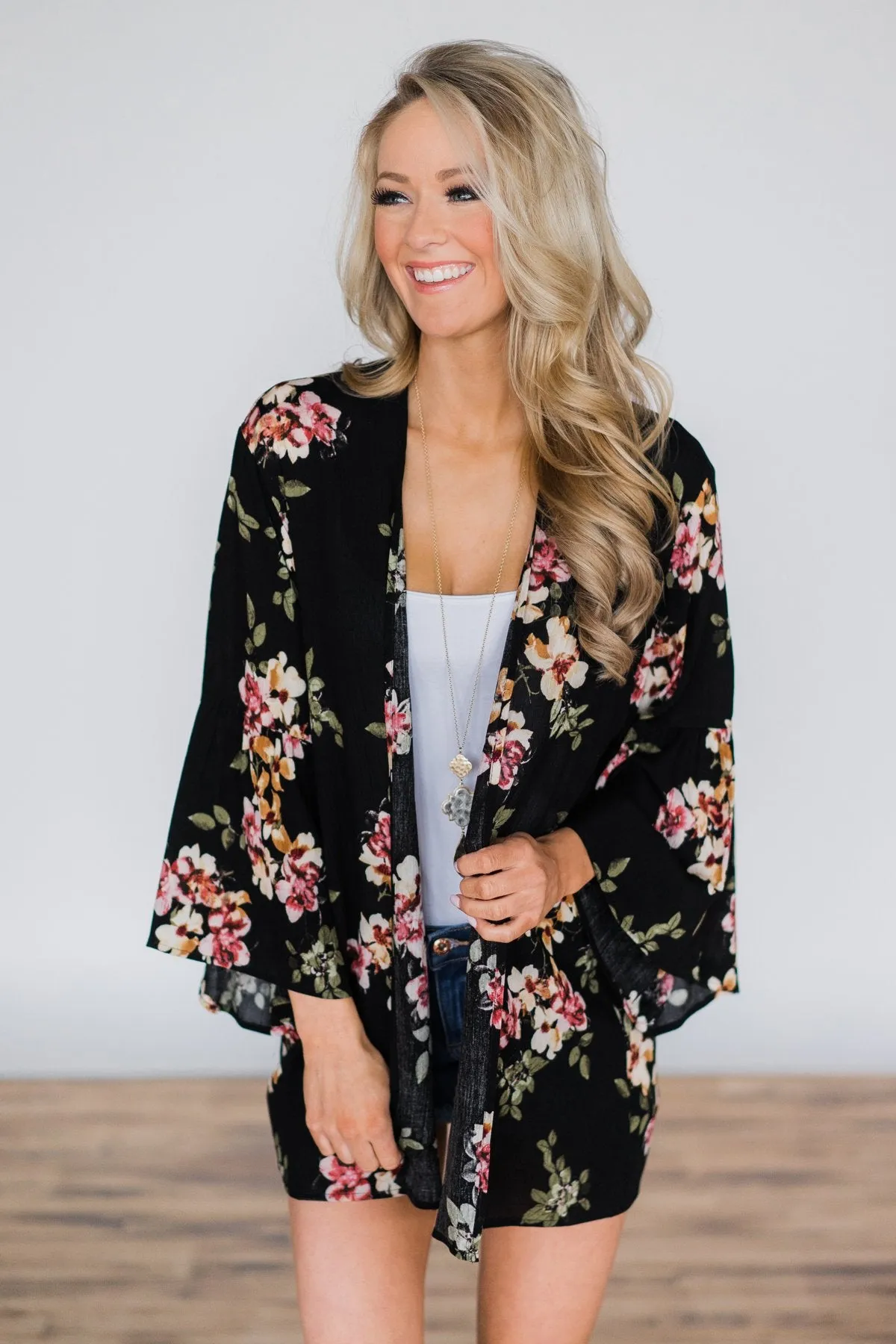 Bloom Me Away Kimono