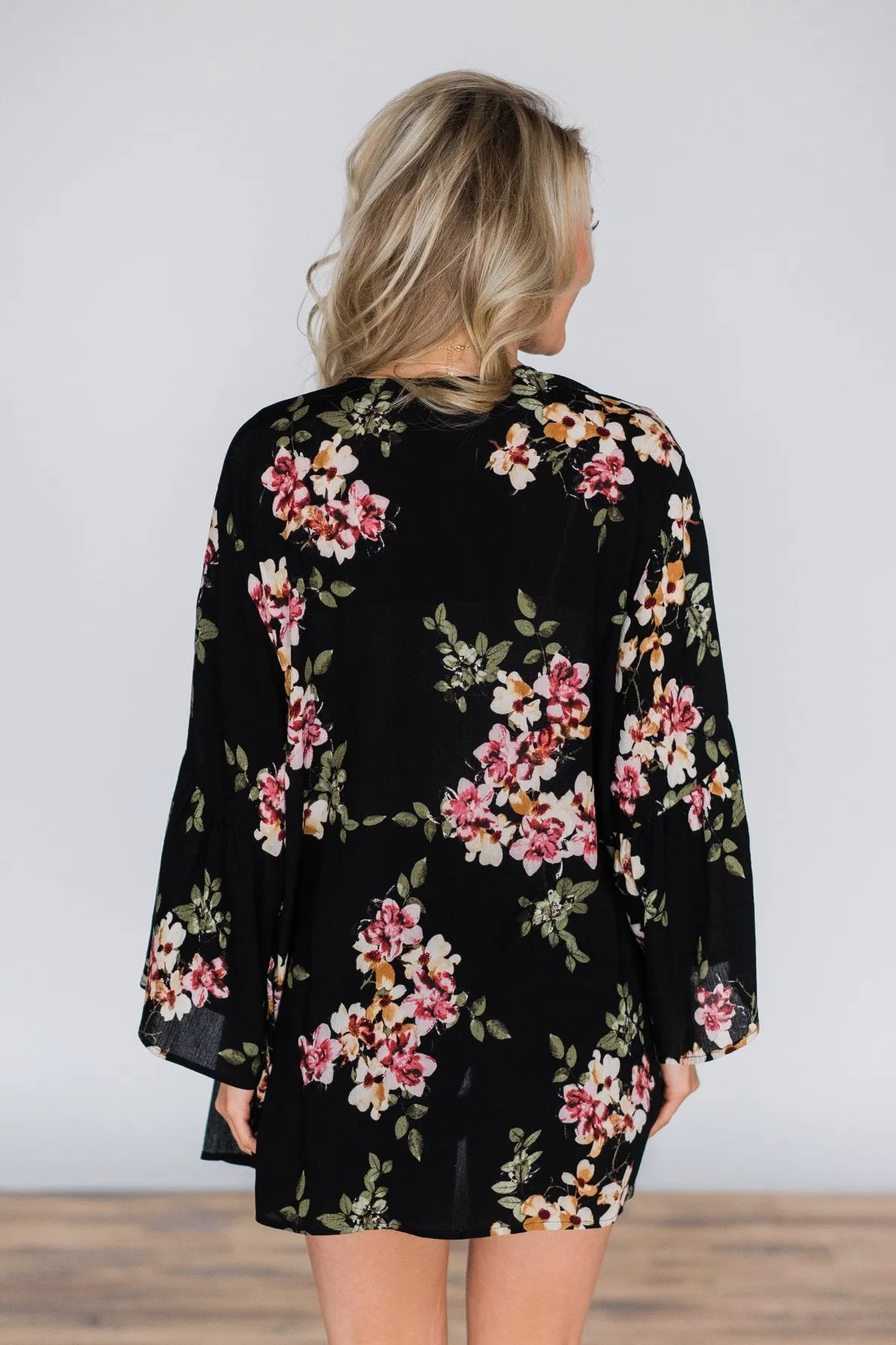 Bloom Me Away Kimono