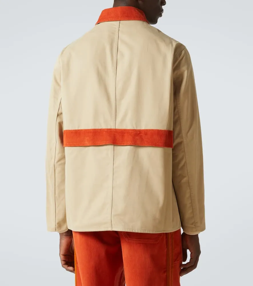 Bode Cotton twill and corduroy jacket
