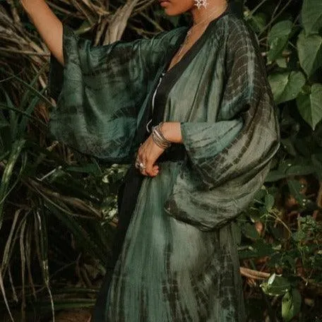 Bohemian striped cover-ups