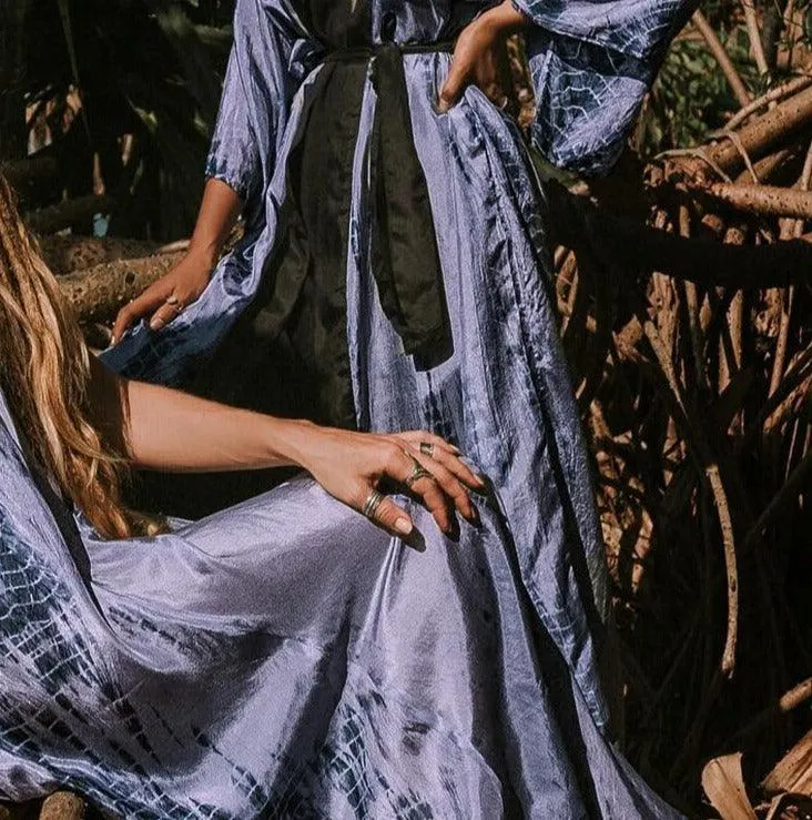 Bohemian striped cover-ups