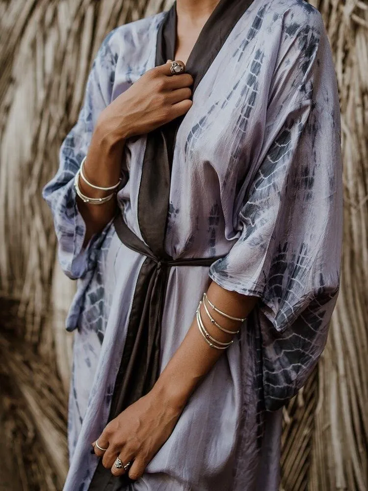 Bohemian striped cover-ups