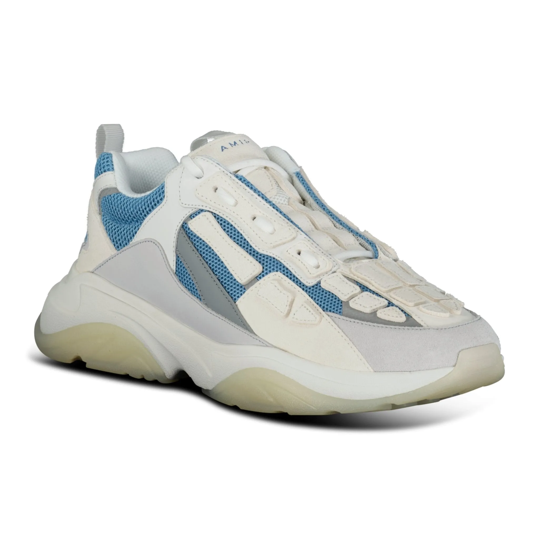 Bone Runner Leather & Mesh Blue & White