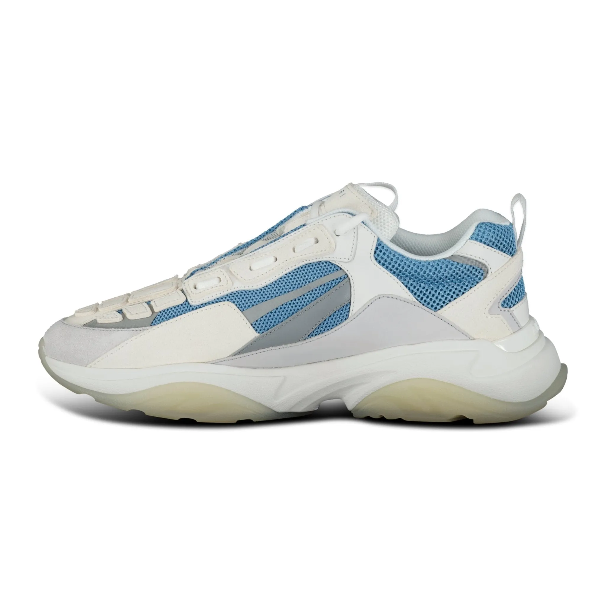 Bone Runner Leather & Mesh Blue & White