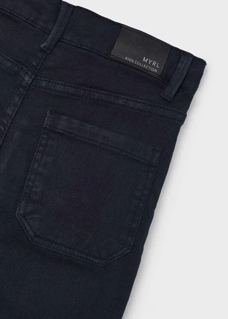Boys Blue/Black Relaxed Fit Pants by Mayoral