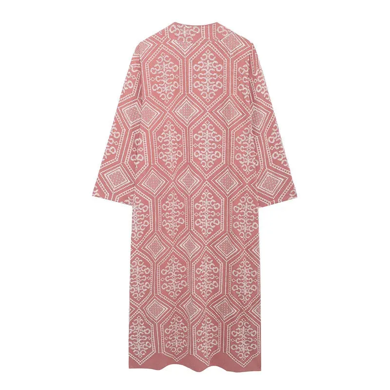 Bree Embroidered Kimono Coat