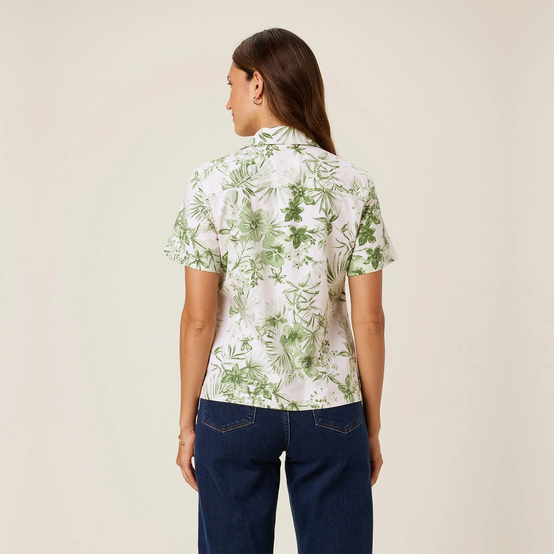 BREEZY BISCUS FINLEY TOP / Stretch Cotton