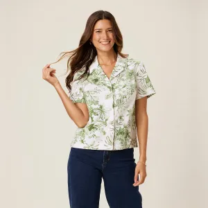 BREEZY BISCUS FINLEY TOP / Stretch Cotton