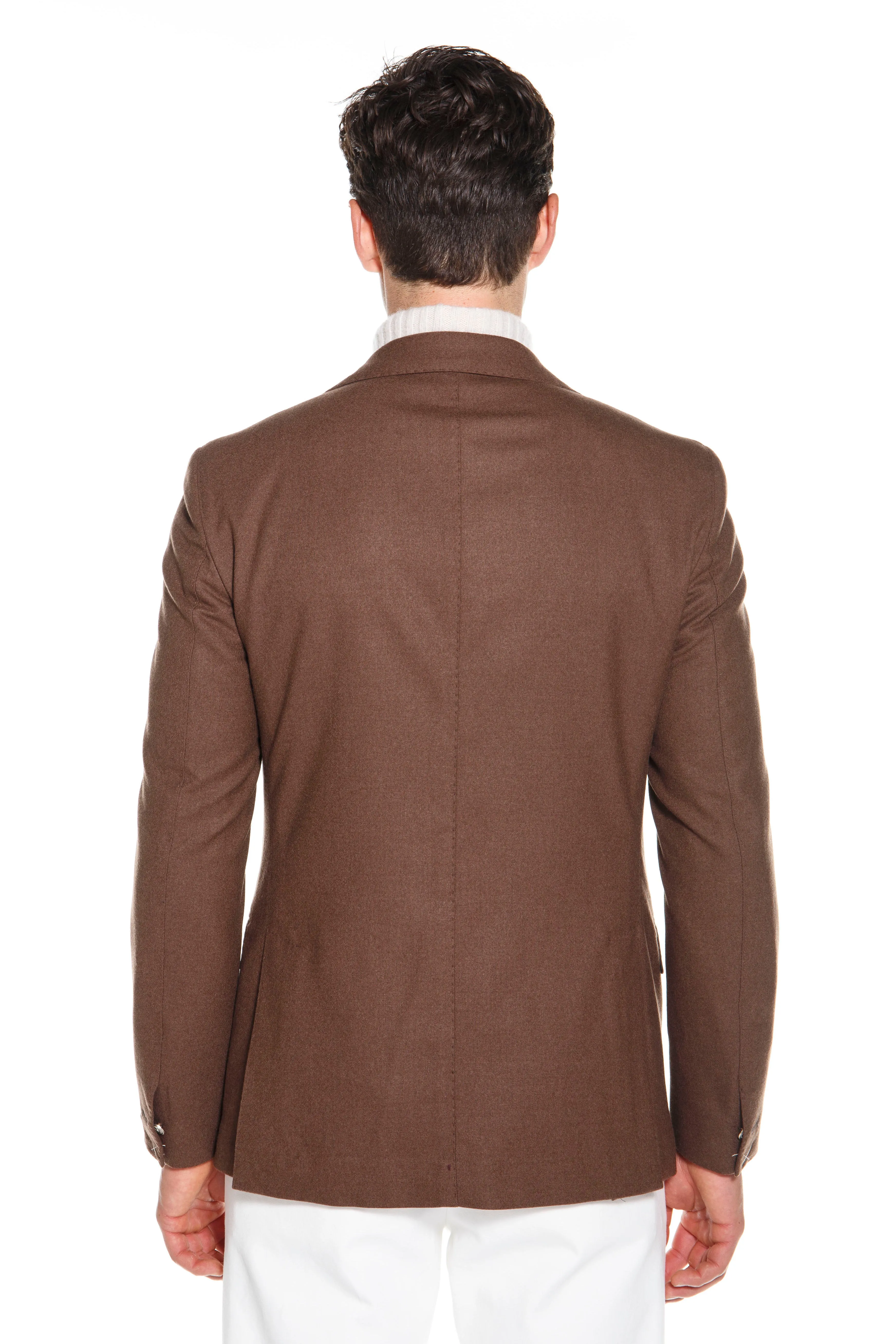 Brown Single Breasted Jacket