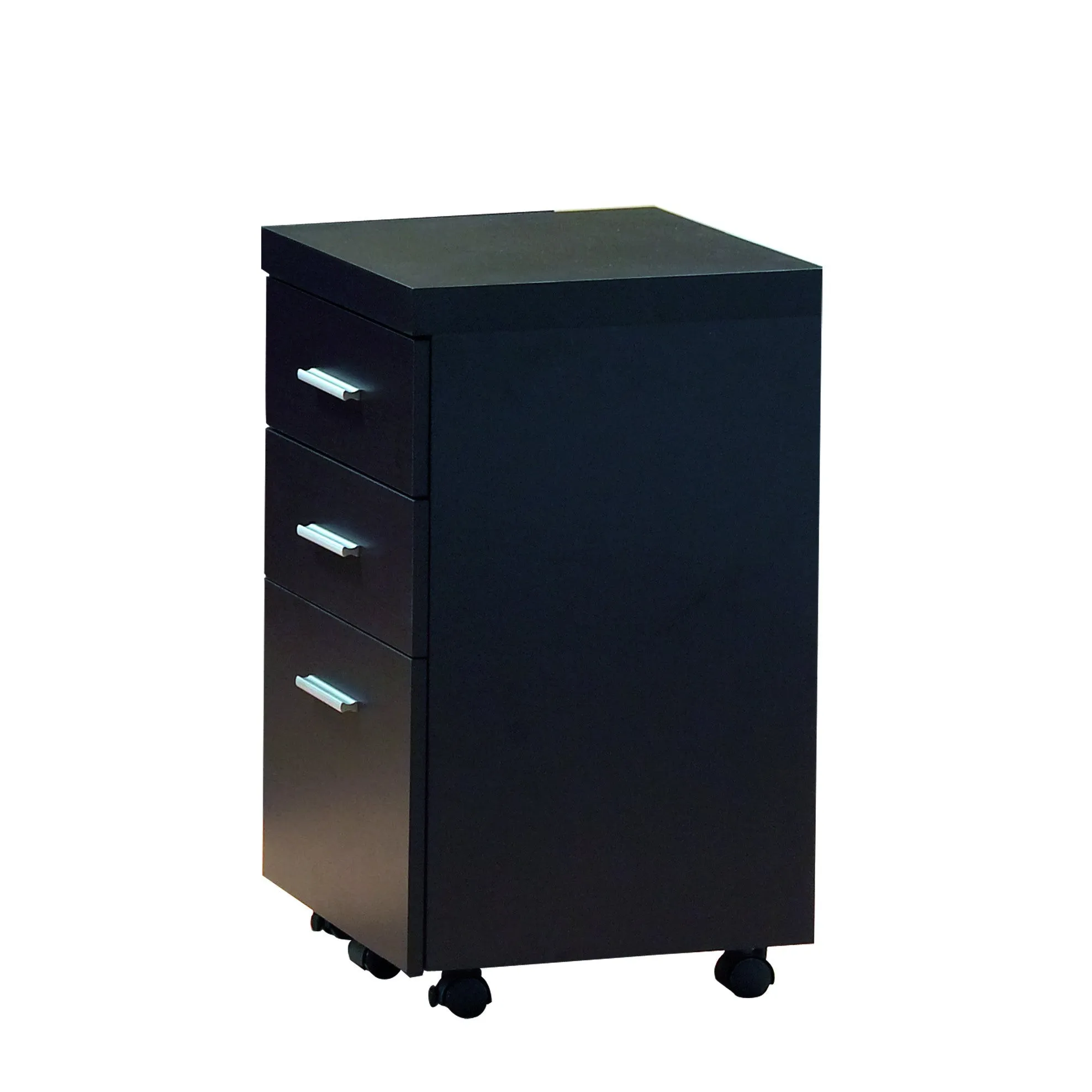 Cappuccino Corner L-Shaped Office Desk with Drawers & Shelving