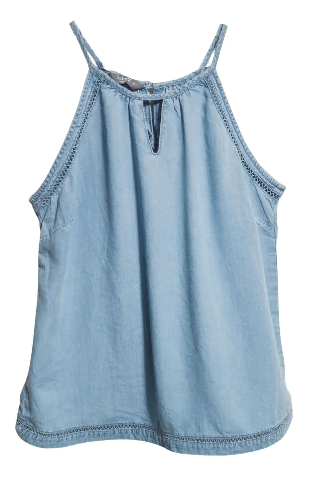 Chambray Swing Vest Top