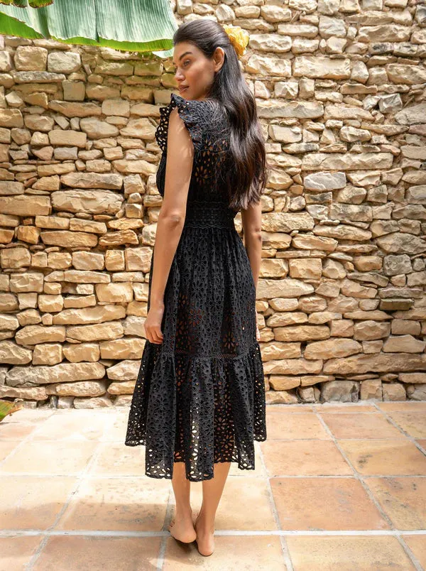 Change of Scenery Lauren Coverup Seaside Eyelet