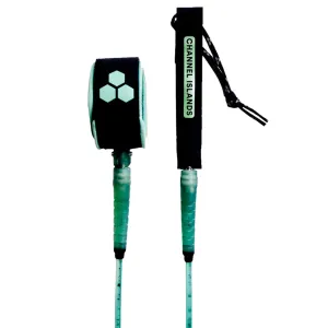 Channel Islands Everyday Hex Cord Comp Surfboard Leash - 6' x 1/4"/Green