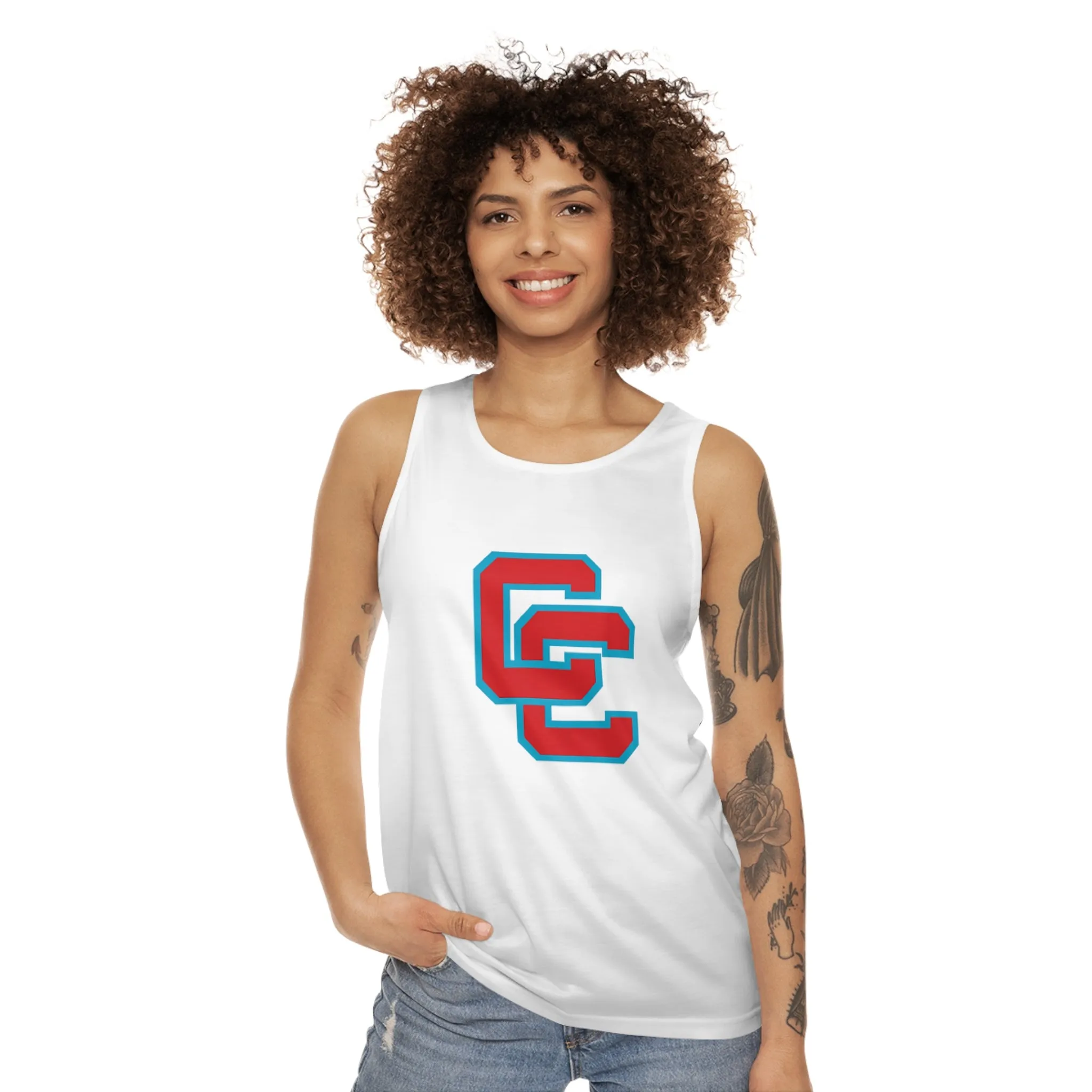 Charlotte Catholic Unisex Tank Top (AOP)