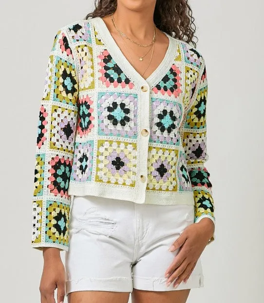 Charmed stitches cardigan