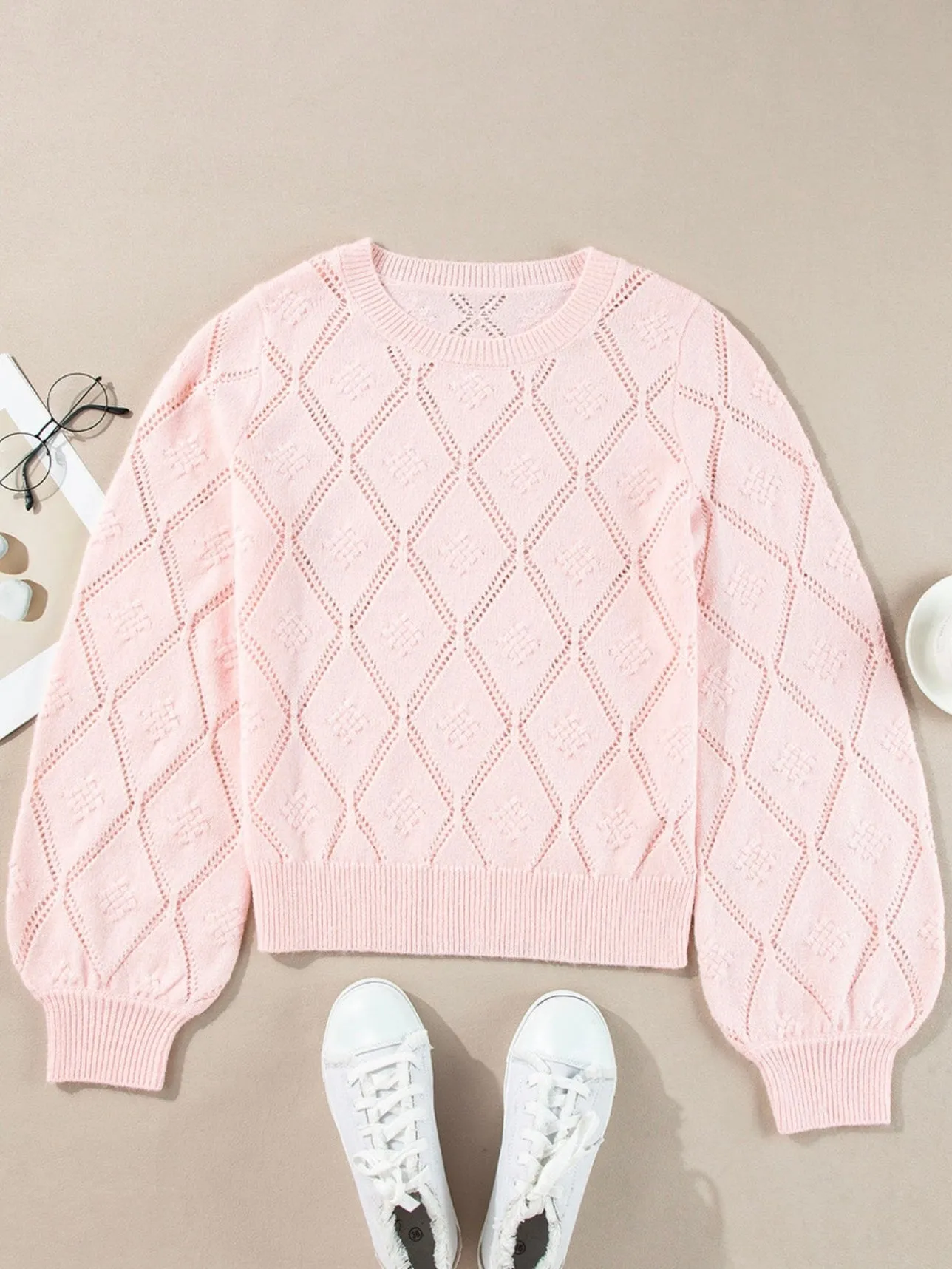 Charming Pink Sweater
