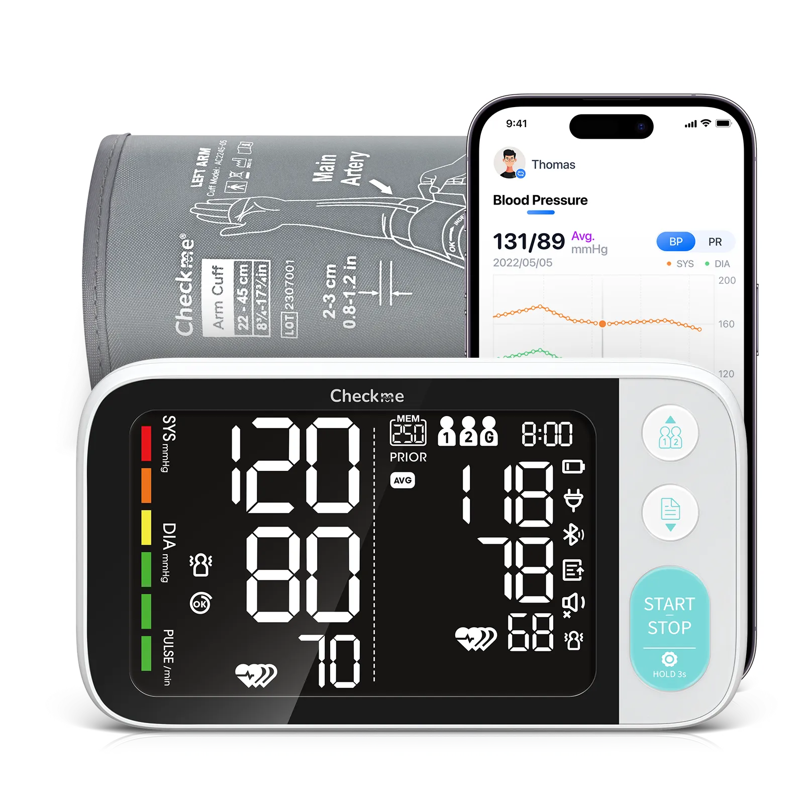 Checkme BP3-C2 Blood Pressure Monitor