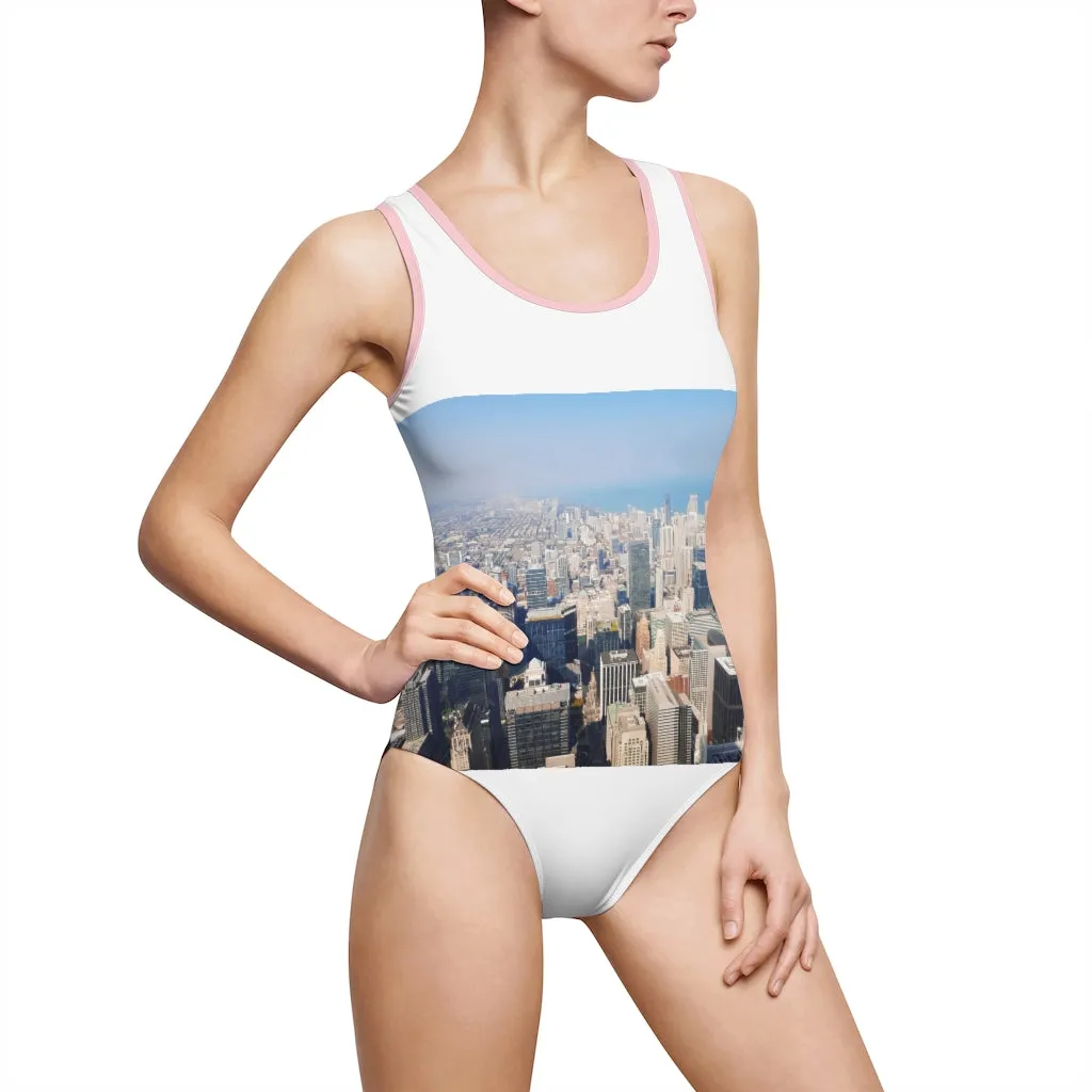Chicago Skyline Women's Classic One-Piece Swimsuit