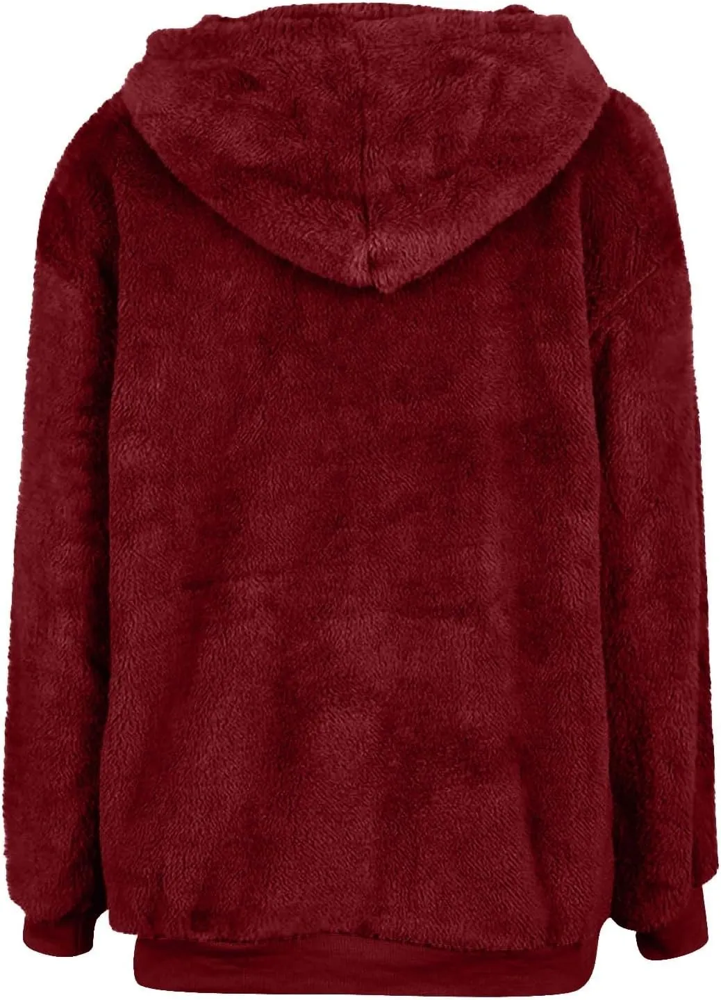 ChicCrate Womens Oversized Sherpa Pullover Hoodie Fuzzy Fleece Sweatshirt Trendy Comfrt Casual Fluffy Hoodies