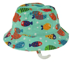 Childrens Hat - Fish Kids Bucket Hat 50cm - 50CM - Set of 2
