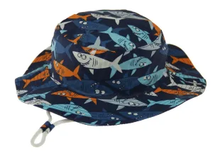 Childrens Hat - Shark Kids Wide Brim 54cm - 54CM - Set of 2