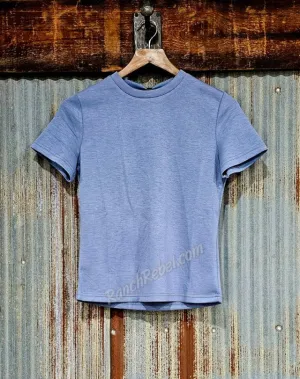 Cloud Layering Tee in Denim Blue #5952