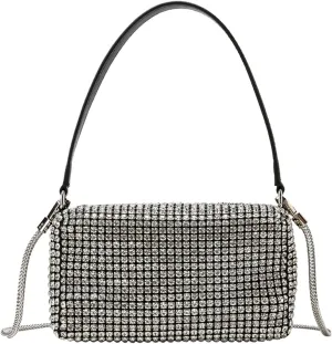 Clutch Purses for Women Rhinestone Studded Underarm Handbag Flash Diamond Evening Bag for Women Trendy Shoulder Bag