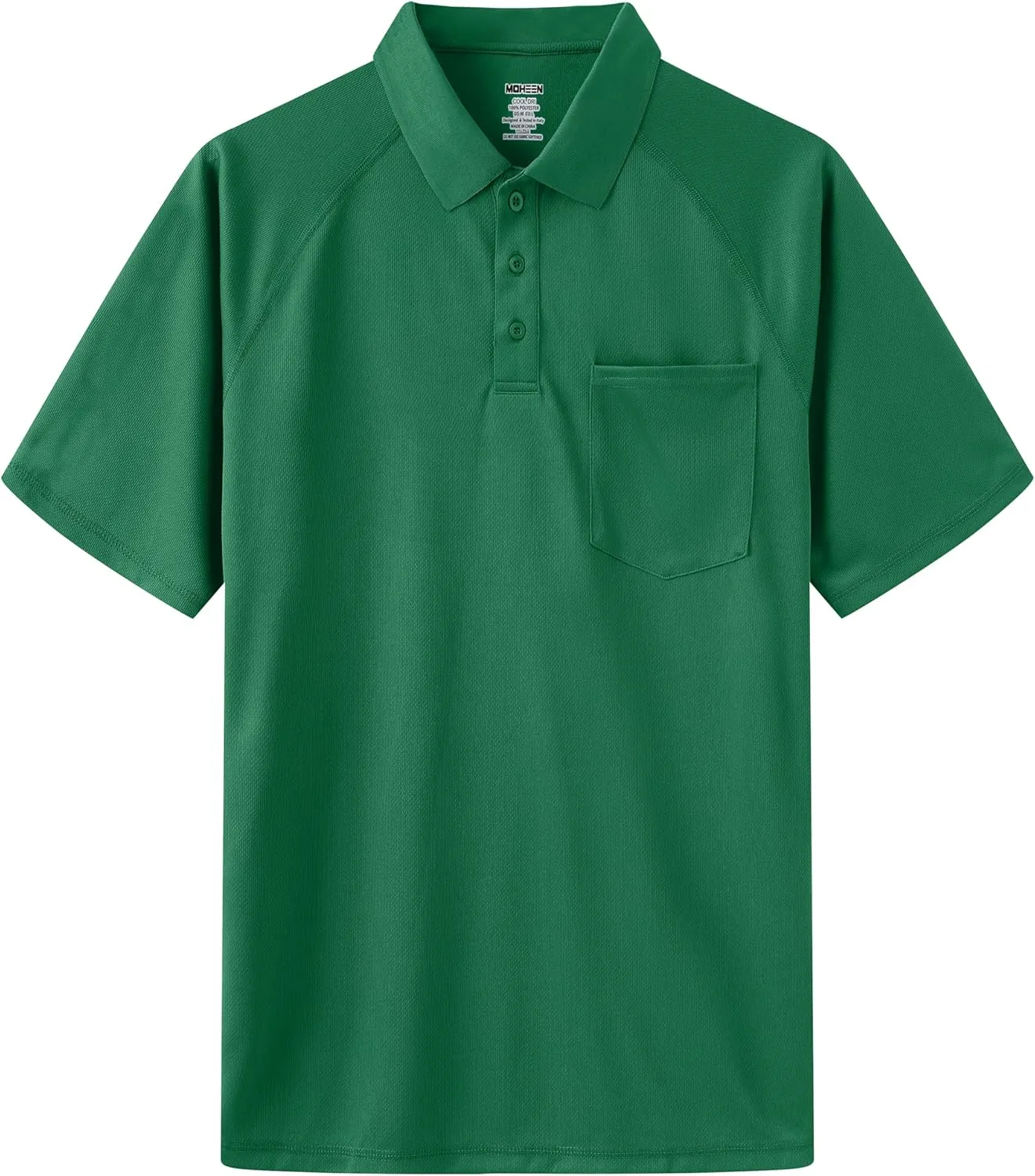 Corna Men's Golf Polo Shirts Short Sleeve Quick Dry Fit Moisture Wicking Running Athletic Big & Tall Performance Soft