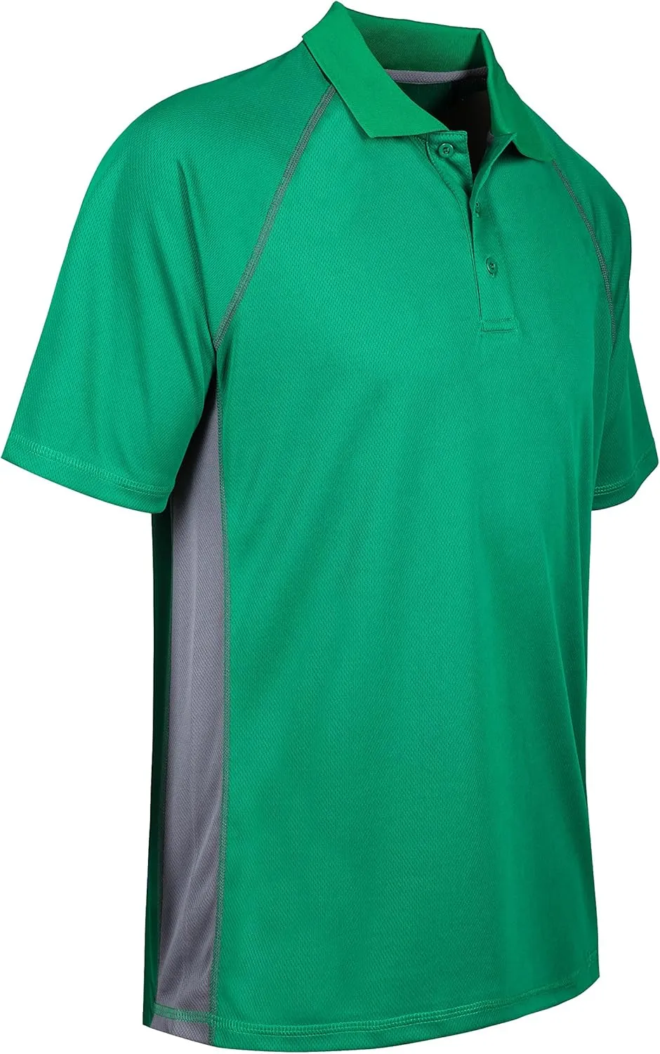 Corna Men's Golf Polo Shirts Short Sleeve Quick Dry Fit Moisture Wicking Running Athletic Big & Tall Performance Soft