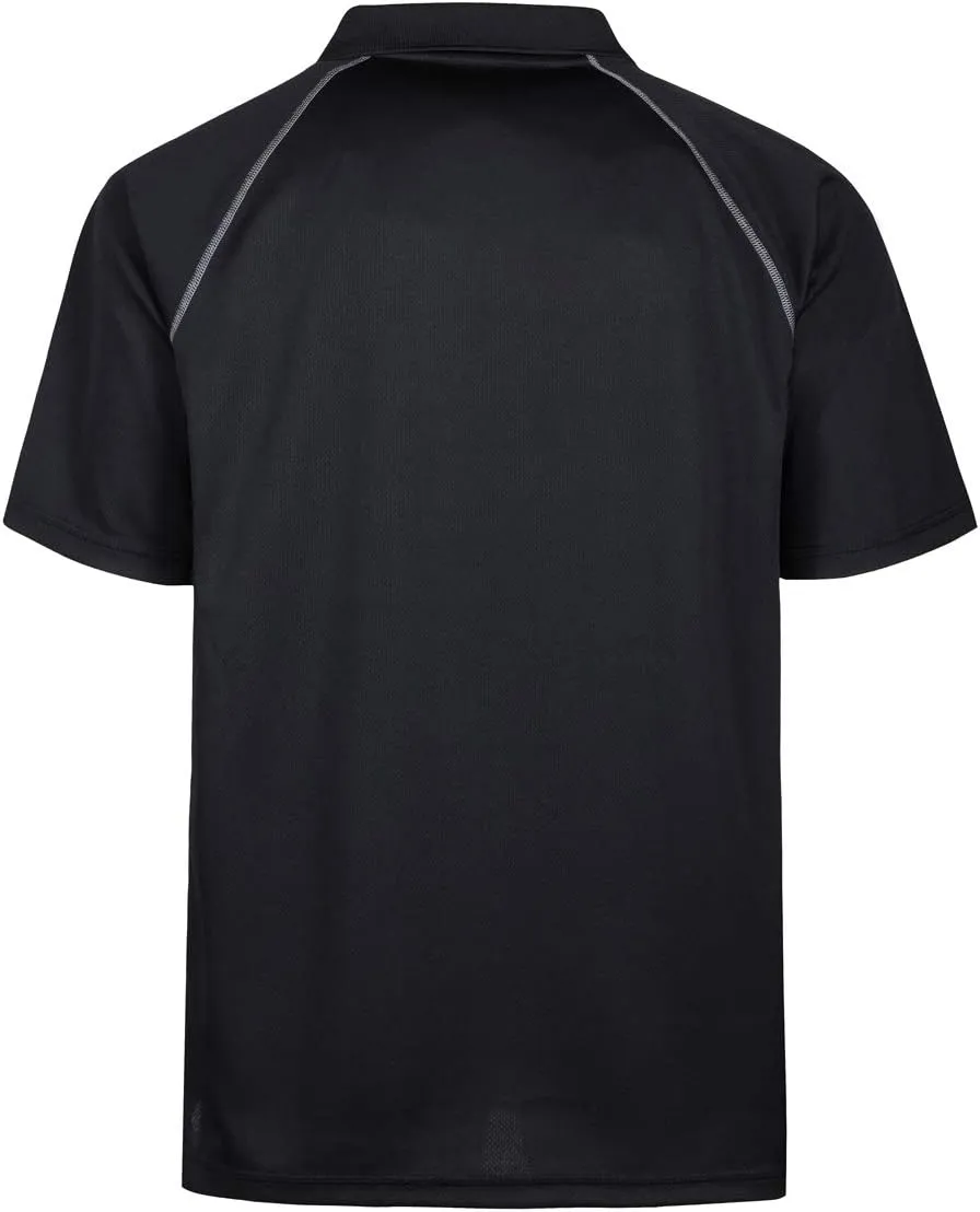 Corna Men's Golf Polo Shirts Short Sleeve Quick Dry Fit Moisture Wicking Running Athletic Big & Tall Performance Soft