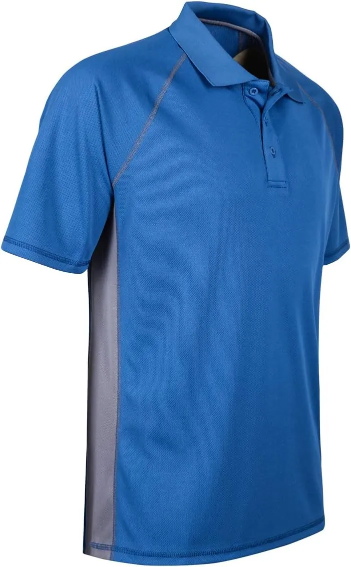 Corna Men's Golf Polo Shirts Short Sleeve Quick Dry Fit Moisture Wicking Running Athletic Big & Tall Performance Soft
