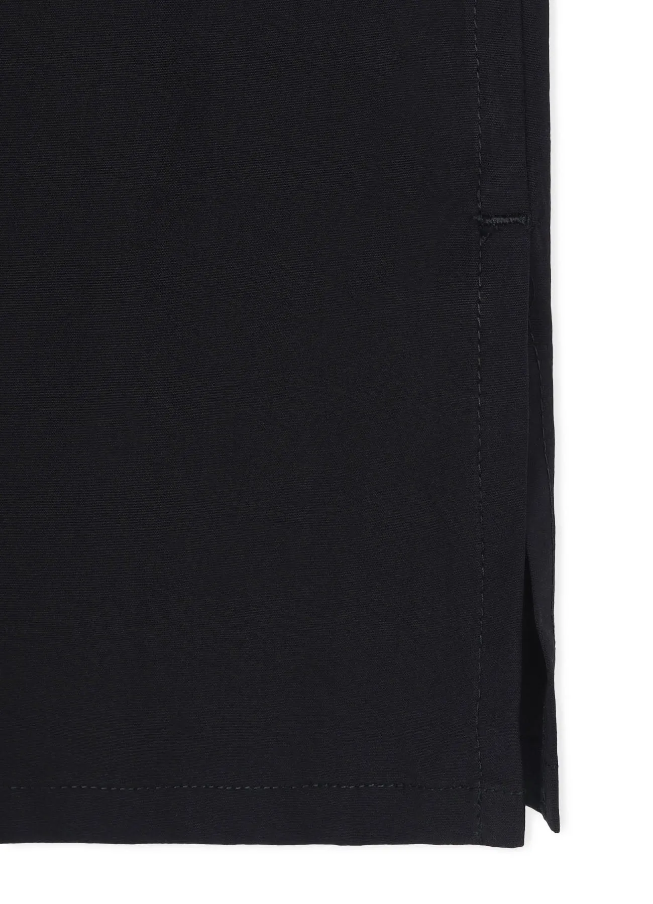 COTTON BROADCLOTH PANEL SHIRT WITH COLLAR CORD DETAIL